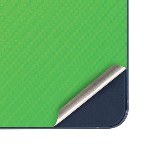 Green Carbon Fiber Specialty Texture Material Galaxy A36 5G Skin